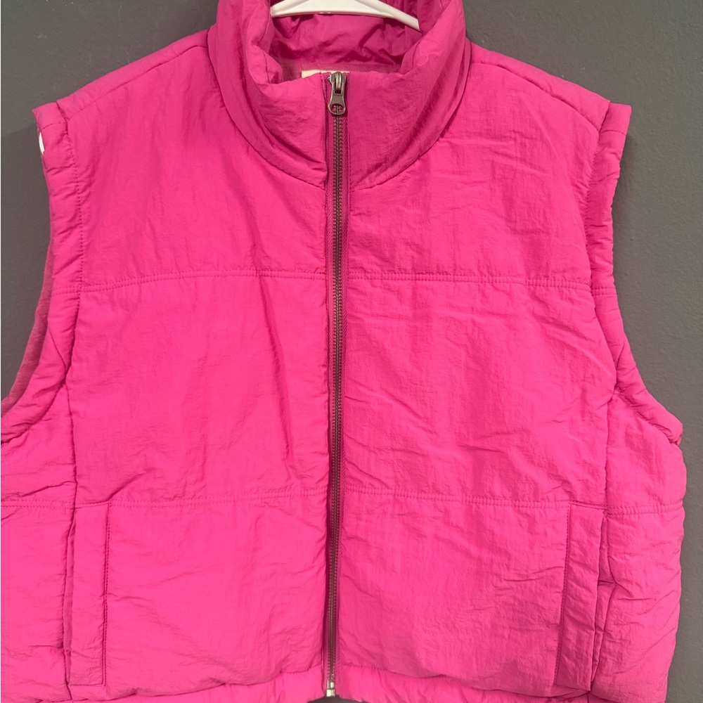 Vibrant Pink Puffer Vest